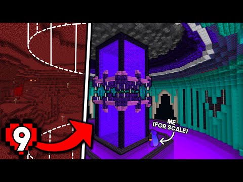 I Transformed the Nether Portal in Minecraft Hardcore (#9)