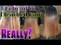 HOW TO REBOND BLEACH HAIR | PAANO IREBOND ANG BLEACH NA BUHOK | Chading