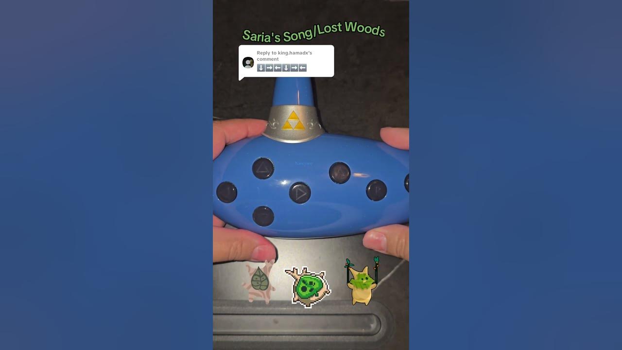 Saria's Song /Lost Woods #zelda #electronicocarina #tloz #zeldaocarinaoftime #ocarinaoftime