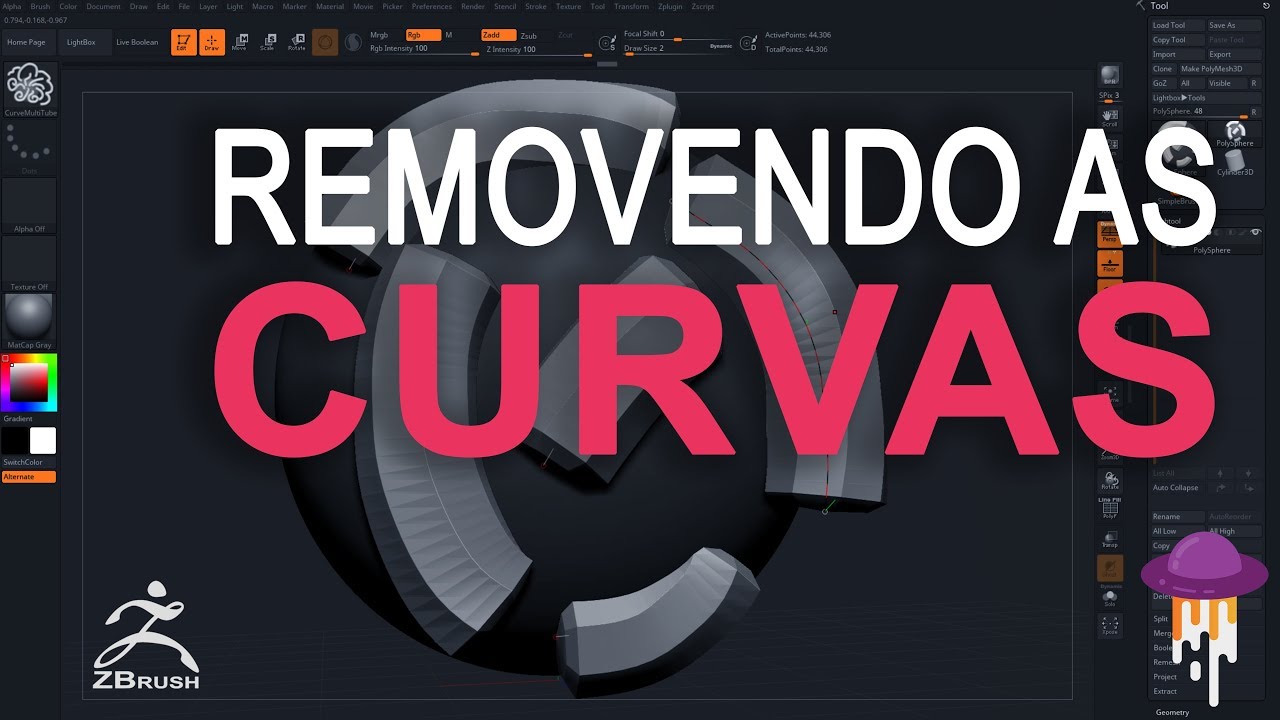 zbrush deactivate curve