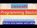 Lecture#2 Programming Environment