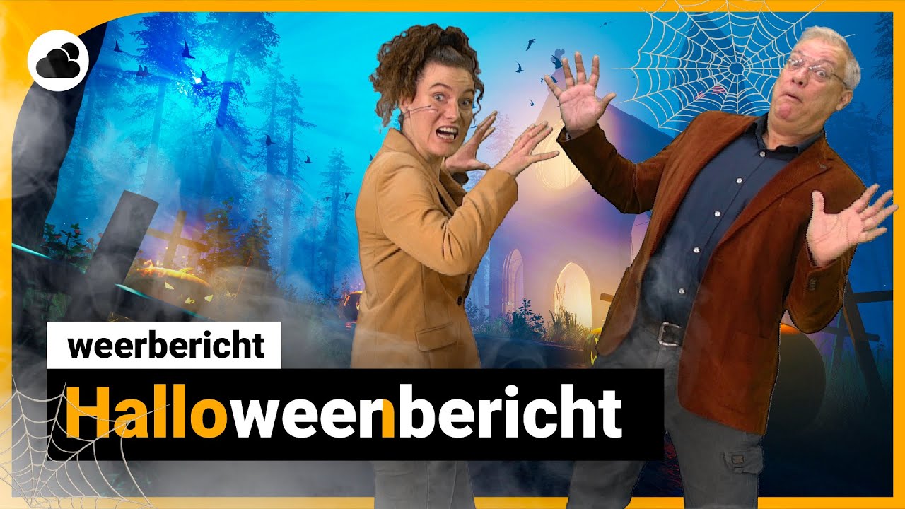 🎃 Extra Halloween weerbericht: haal jij het einde van de video? 👻 - YouTube