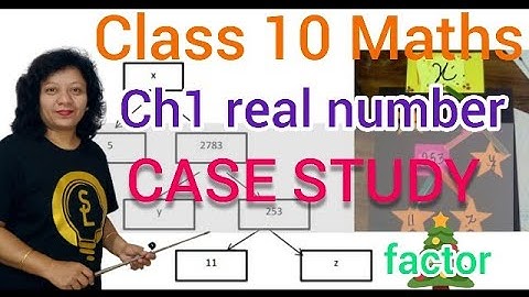 CASE STUDY: Class 10 maths Ch1 real number - *Factor Tree*