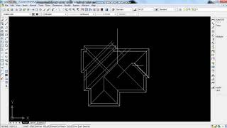 AutoCAD 2007 Tutorial (HOW TO DRAW ROOF PLAN) PART-2