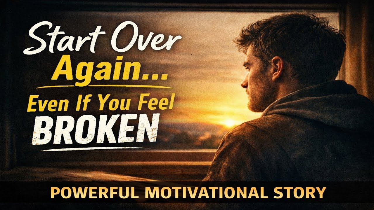 The Courage to Begin Again, Every Single Day | Powerful Motivational Story