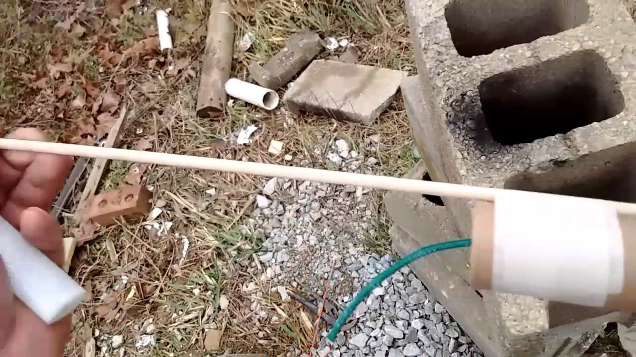 Tube Launched Rockets Rocket test: smaller tube. Successful launch! - YouTube