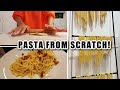 making pasta from scratch! (carbonara) | vlogmas day 21