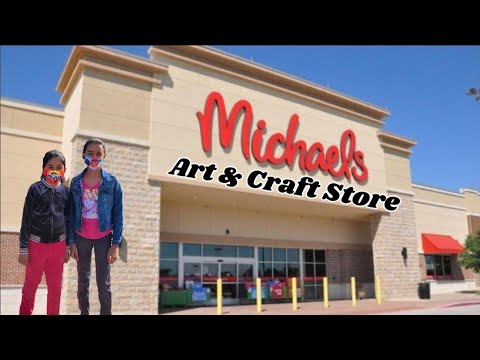 Michaels arts and crafts store tour 