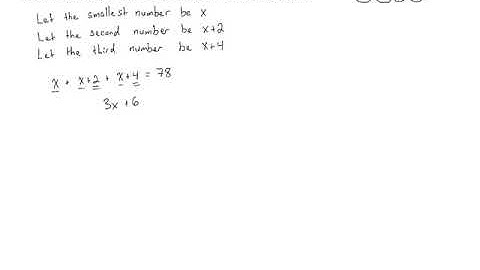 Consecutive Integer Problems - Problem 2