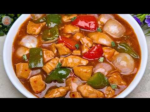 Chicken Shashlik Gravy | Restaurant Style Perfect Chicken Shashlik with Gravy thumbnail