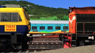 Kyn With Realistic New LHB Coaches Failed ! Twins Wdg4D helps From Parking & Rescue