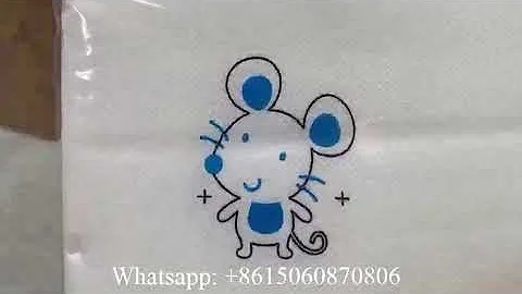 Good price two colors printing napkin tissue paper making machine production line