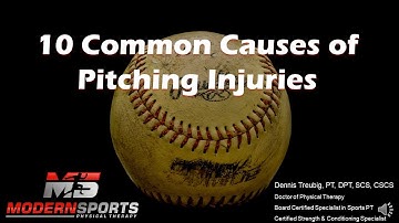10 Common Causes of Pitching Injuries - And How to Prevent Them