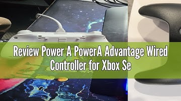 Review Power A PowerA Advantage Wired Controller for Xbox Series X|S with Lumectra - Black, gamepad,