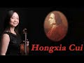 Play the violin sheet music with hongxia cuitartini violin concerto in a major d96 largo andante