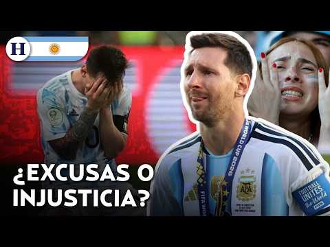¡No aceptan la derrota! Aficionados argentinos reúnen firmas para repetir la final