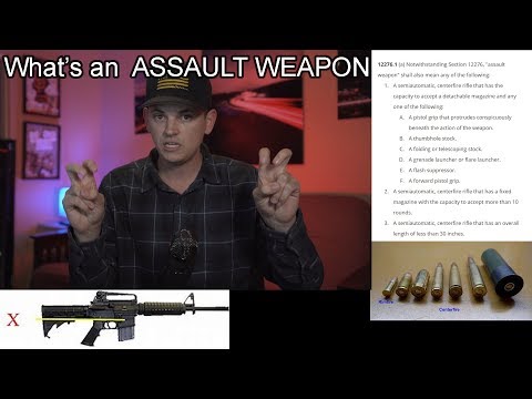 California ASSAULT WEAPON Laws explained  |  What's an Assault Weapon | SIMPLE EXPLANATION