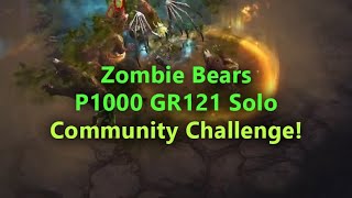 Zombie Bears GR121 Solo (P1000) for Community Challenge!
