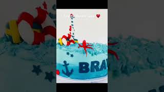 Sea theme cake ?♥️ sinhala cakedecoratingideas tiktoksrilanka