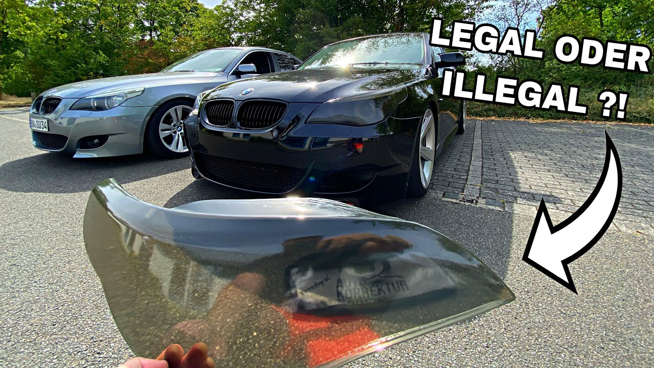 Ich RIECHE die STILLLEGUNG, SCHEINWERFER COVER, BMW E60