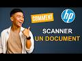 Comment scanner un document avec une imprimante HP Deskjet 2723 ou 2723e