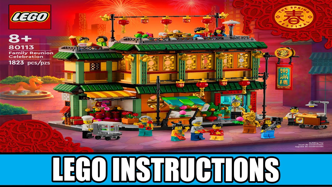 LEGO Instructions - Chinese Traditional Festival - Family Reunion Celebration - Seasonal LEGO instructions