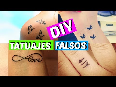 DIY | Como Hacer Tatuajes Falsos en Casa y que Parezcan Reales @SweetyYR