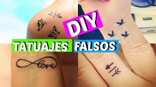 DIY | Como Hacer Tatuajes Falsos en Casa y que Parezcan Reales
