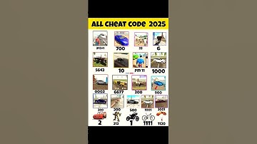 ALL NEW CHEAT CODES || #ibd3d #virl #viralshorts #gaming #gta #gta5 @unity @YouTube
