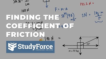Finding the Coefficient of Friction | Forces Sled Problem