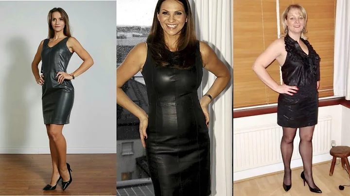 Older & Natural Mature Women's Leather Shorts Sleeveless Outfit Ideas ( Part 2 )