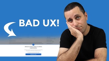 Bad UX - Don