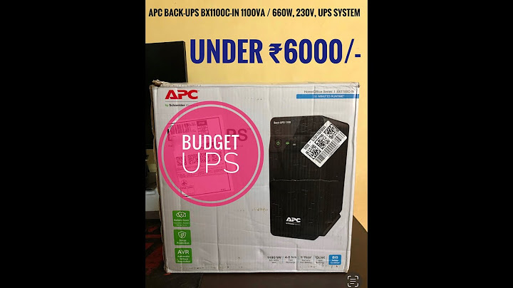 Apc bx1100li-ms 1100va ups review