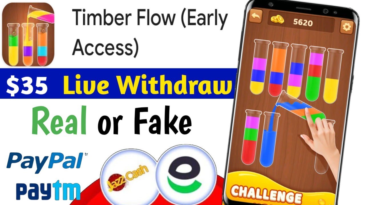 Timber Flow App Real Or Fake | Timber Flow Game Withdrawal Proof | Se Paise Kaise Nikale | Review