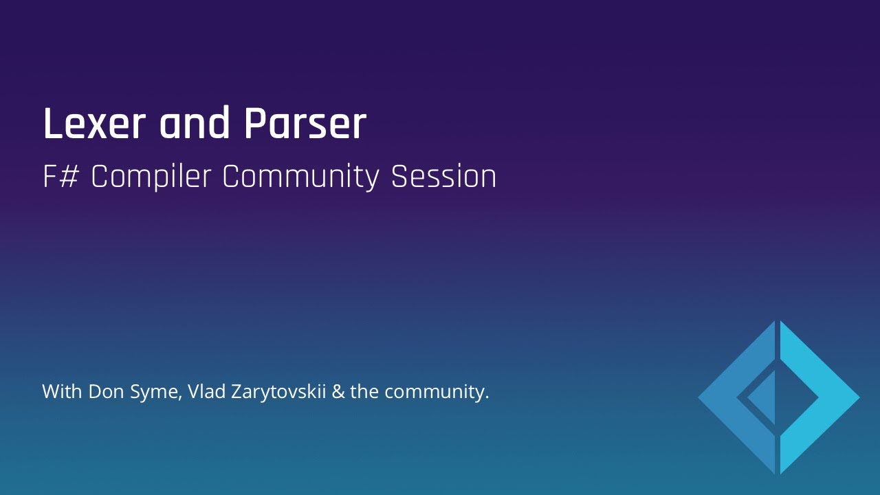 Lexer and Parser - F# Compiler Community Session - YouTube