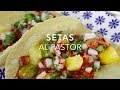 SETAS AL PASTOR / TACOS AL PASTOR VEGANOS (muy deliciosos) - Recetas fáciles Pizca de Sabor