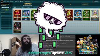 Steem Monsters Beta Battling - 15 Mana Cap!