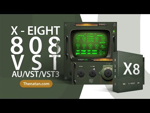Thenatan X-EIGHT Lite (X-8) FREE 808 VST Plugin( Demonstration )
