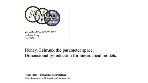 Honey, I shrunk the parameter space: Dimensionality reduction for hierarchical models.