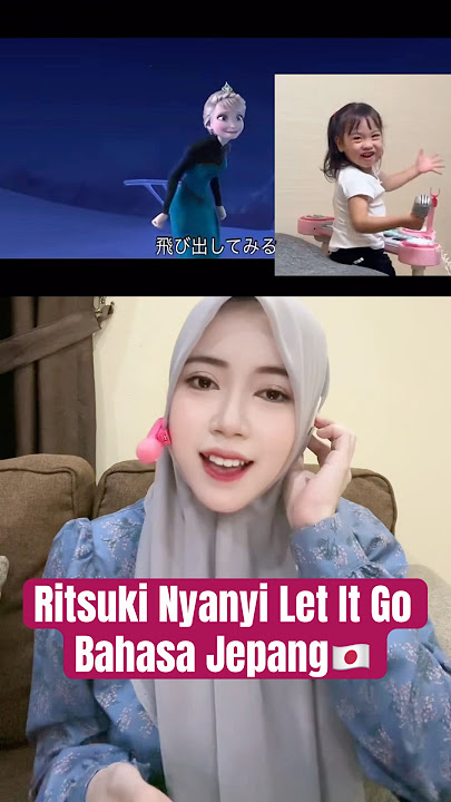 Ternyata Ritsuki Nyanyi Let It Go Bahasa Jepang🇯🇵 #shorts #shortsvideo #ritsuki #uenofamilyjapan