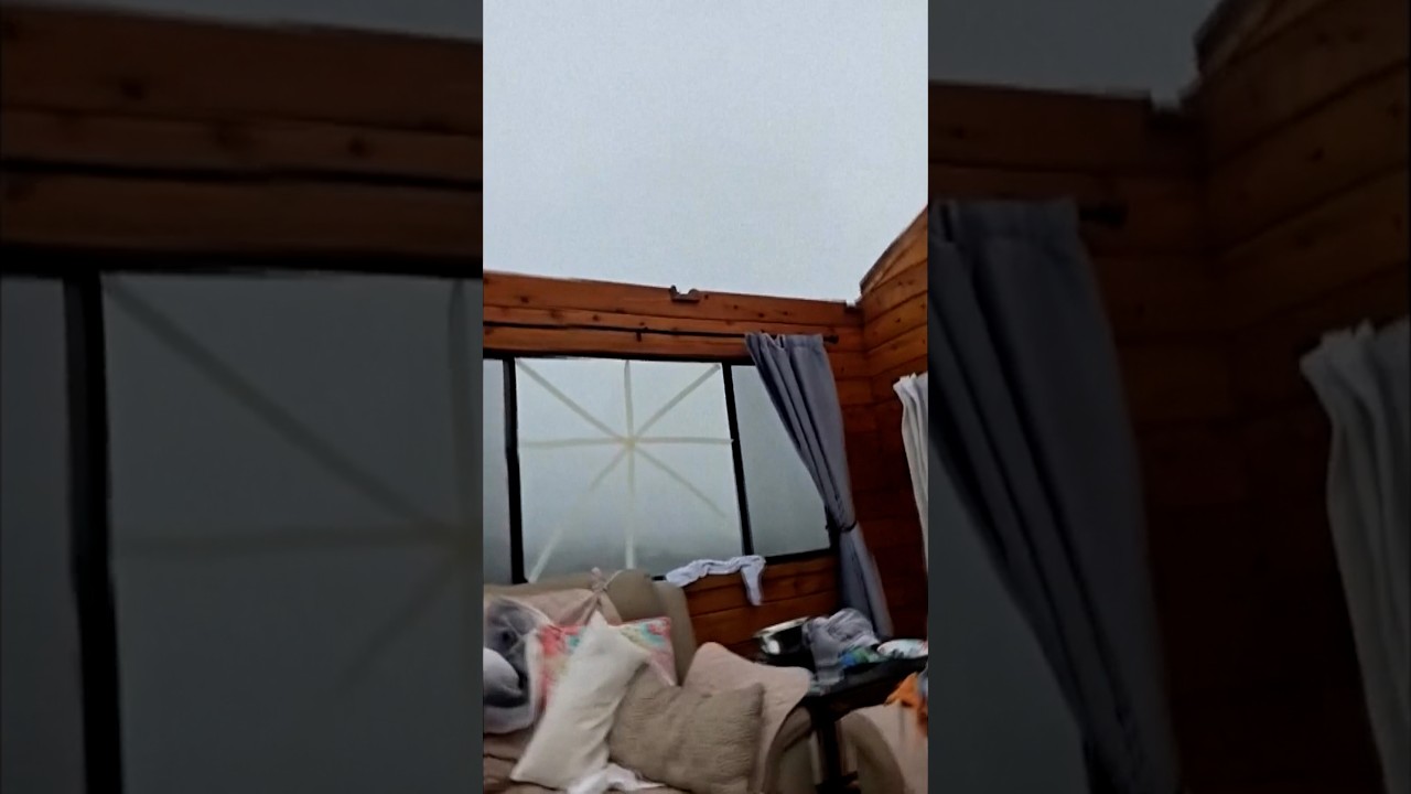 Strong storm rips roof off of home in Hawaii