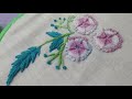 Hand embroidery spider stitch design  spider stitch tutorial  designs by anjum