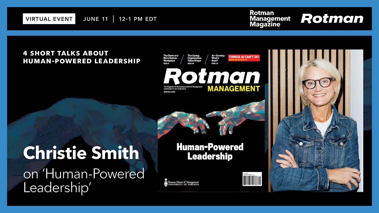 Short Talks - Christie Smith on 'Human-Powered Leadership ...