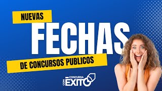 Nuevas Fechas De Pruebas De Concursos Públicos SIMO