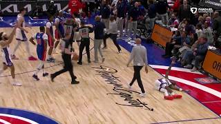 Ron Holland Ii Ejected After Shoving Keon Ellis In Kings Vs. Pistons Nba On Espn