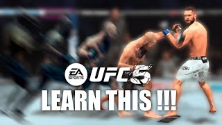 UFC 5 | HOW TO LUNGE HOOK | TIPS / TUTORIAL