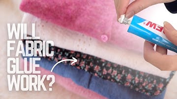 The Ultimate Fabric Glue Test