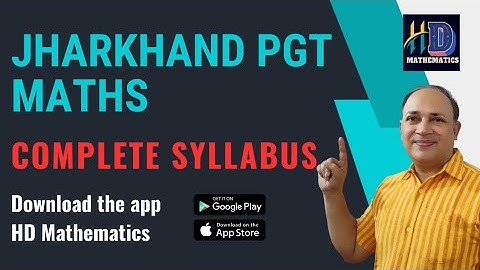 Jharkhand pgt maths full course /complete syllabus of jharkhand pgt maths/jharkhand pgt maths class