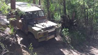 Stefan at Yalwal - Land Rover Perentie