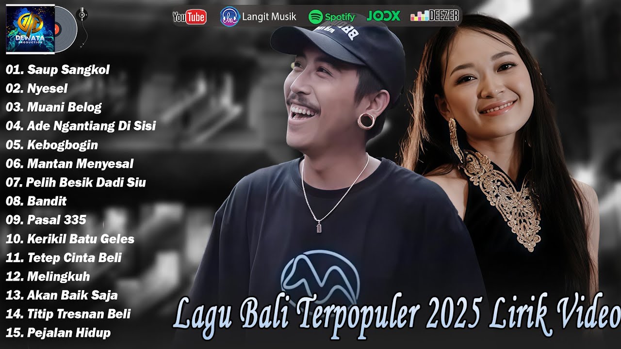 Lagu Bali Terpopuler 2025 | Lagu BAli Titok & Hist (Lirik Video) || Dewata Production